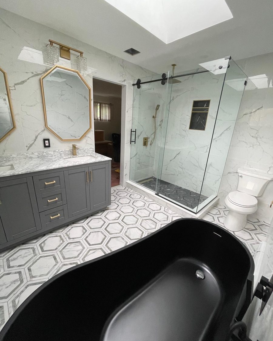 Luxury bathroom remodel New Jersey NJ